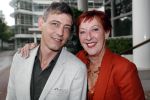 Amsterdam 12 juni 2019
Haringparty bij het Hilton hotel. Loes Luca met â€œzoonâ€