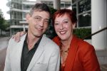 Amsterdam 12 juni 2019
Haringparty bij het Hilton hotel. Loes Luca met â€œzoonâ€