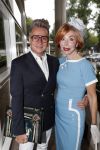 Amsterdam 12 juni 2019
Haringparty bij het Hilton hotel. marijke Helwegen met een kennis
