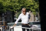 Amsterdam 18 juni 2019
Mike Kesseler de  nieuwe vriend van SBS6 presentatrice Sandra Schuurhof bij zijn woonark.