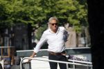 Amsterdam 18 juni 2019
Mike Kesseler de  nieuwe vriend van SBS6 presentatrice Sandra Schuurhof bij zijn woonark.