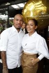 Amsterdam 6 juni 2019
Talkies terras awards bij de Harbour club . Nigel de Jong met zijn vrouw Winonah de Jong