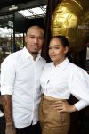Amsterdam 6 juni 2019
Talkies terras awards bij de Harbour club . Nigel de Jong met zijn vrouw Winonah de Jong