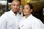 Amsterdam 6 juni 2019
Talkies terras awards bij de Harbour club . Nigel de Jong met zijn vrouw Winonah de Jong