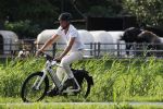 Loenen 24 juni 2019
Pieter van Beukering ( man van Yvon Jaspers) laat hond uit en vertrekt daarna op electrische fiets naar zijn werk.