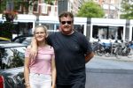 Amsterdam 19 juni 2019
Rene Froger gaat lunchen met zijn kleindochter Charlie