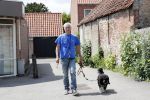 Sluis 6 juni 2019
Robert Weijers de ex partner van Rob Verlinden in zijn huisje in Sluis en met zijn hond en camper.