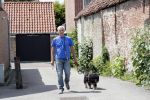 Sluis 6 juni 2019
Robert Weijers de ex partner van Rob Verlinden in zijn huisje in Sluis en met zijn hond en camper.