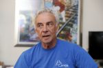 Sluis 6 juni 2019
Robert Weijers de ex partner van Rob Verlinden in zijn huisje in Sluis en met zijn hond en camper.