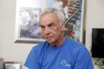 Sluis 6 juni 2019
Robert Weijers de ex partner van Rob Verlinden in zijn huisje in Sluis en met zijn hond en camper.