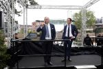 Amsterdam 12 juni 2019
Haringparty bij het Hilton hotel. Roberto Prayer