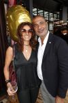 Amsterdam 6 juni 2019
Talkies terras awards bij de Harbour club . Ruud Gullit met zijn vriendin Karin de Rooij.
