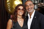 Amsterdam 6 juni 2019
Talkies terras awards bij de Harbour club . Ruud Gullit met zijn vriendin Karin de Rooij.