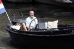 Amsterdam 20 juni 2020
Caroline Tensen met haar man op de boot op de grachten van AMsterdam