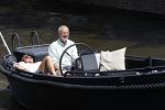 Amsterdam 20 juni 2020
Caroline Tensen met haar man op de boot op de grachten van AMsterdam
