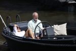 Amsterdam 20 juni 2020
Caroline Tensen met haar man op de boot op de grachten van AMsterdam