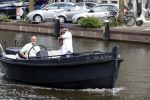 Amsterdam 20 juni 2020
Caroline Tensen met haar man op de boot op de grachten van AMsterdam