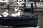 Amsterdam 20 juni 2020
Caroline Tensen met haar man op de boot op de grachten van AMsterdam