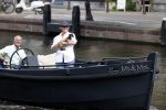 Amsterdam 20 juni 2020
Caroline Tensen met haar man op de boot op de grachten van AMsterdam