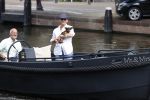 Amsterdam 20 juni 2020
Caroline Tensen met haar man op de boot op de grachten van AMsterdam