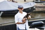 Amsterdam 20 juni 2020
Caroline Tensen met haar man op de boot op de grachten van AMsterdam