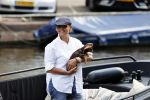 Amsterdam 20 juni 2020
Caroline Tensen met haar man op de boot op de grachten van AMsterdam