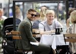 Amsterdam 19 juni 2020
Donny v d Beek Dusan tadic en Klaasjan Huntelaar aan het lunchen bij ferilliâ€™s op de beethovenstraat.