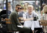 Amsterdam 19 juni 2020
Donny v d Beek Dusan tadic en Klaasjan Huntelaar aan het lunchen bij ferilliâ€™s op de beethovenstraat.