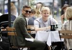 Amsterdam 19 juni 2020
Donny v d Beek Dusan tadic en Klaasjan Huntelaar aan het lunchen bij ferilliâ€™s op de beethovenstraat.