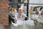 Amsterdam 19 juni 2020
Donny v d Beek Dusan tadic en Klaasjan Huntelaar aan het lunchen bij ferilliâ€™s op de beethovenstraat.