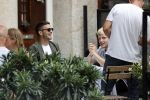 Amsterdam 19 juni 2020
Donny v d Beek Dusan tadic en Klaasjan Huntelaar aan het lunchen bij ferilliâ€™s op de beethovenstraat.