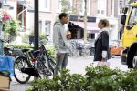 Amsterdam 3 juli 2020
Gregory v d Wiel en zijn vriendin Rose Bertram in Amsterdam zuid