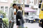 Amsterdam 3 juli 2020
Gregory v d Wiel en zijn vriendin Rose Bertram in Amsterdam zuid