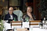 Amsterdam 17 juli 2020
Hans v Manen met zijn partner op terras