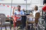 Amsterdam 28 juni 2020
Jan Hein Kuijpers met zijn vrouw Renate op terras