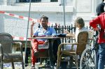 Amsterdam 28 juni 2020
Jan Hein Kuijpers met zijn vrouw Renate op terras