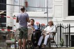 Amsterdam 28 juni 2020
Jan Hein Kuijpers met zijn vrouw Renate op terras