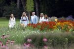 Den Haag  17 juli 2020
Koninklijk fotouurtje in de tuin van Huis ten Bosch . Vanwege corona was er veel minder pers uitgenodigd dan andere jaren. Aanwezig koning Willem Alexander Koningina Maxima en de prinsessen Amalia Alexia en Ariane .