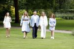 Den Haag  17 juli 2020
Koninklijk fotouurtje in de tuin van Huis ten Bosch . Vanwege corona was er veel minder pers uitgenodigd dan andere jaren. Aanwezig koning Willem Alexander Koningina Maxima en de prinsessen Amalia Alexia en Ariane .