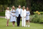 Den Haag  17 juli 2020
Koninklijk fotouurtje in de tuin van Huis ten Bosch . Vanwege corona was er veel minder pers uitgenodigd dan andere jaren. Aanwezig koning Willem Alexander Koningina Maxima en de prinsessen Amalia Alexia en Ariane .