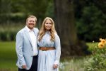 Den Haag  17 juli 2020
Koninklijk fotouurtje in de tuin van Huis ten Bosch . Vanwege corona was er veel minder pers uitgenodigd dan andere jaren. Aanwezig koning Willem Alexander Koningina Maxima en de prinsessen Amalia Alexia en Ariane .