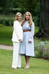 Den Haag  17 juli 2020
Koninklijk fotouurtje in de tuin van Huis ten Bosch . Vanwege corona was er veel minder pers uitgenodigd dan andere jaren. Aanwezig koning Willem Alexander Koningina Maxima en de prinsessen Amalia Alexia en Ariane .