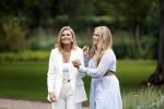 Den Haag  17 juli 2020
Koninklijk fotouurtje in de tuin van Huis ten Bosch . Vanwege corona was er veel minder pers uitgenodigd dan andere jaren. Aanwezig koning Willem Alexander Koningina Maxima en de prinsessen Amalia Alexia en Ariane .
