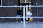 Rotterdam 22 juli 2020
Mattie Valk met zijn vriendin en haar zoontje bij zijn huis/appartement