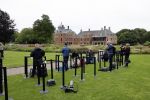 Den Haag  17 juli 2020
Koninklijk fotouurtje in de tuin van Huis ten Bosch . Vanwege corona was er veel minder pers uitgenodigd dan andere jaren. Aanwezig koning Willem Alexander Koningina Maxima en de prinsessen Amalia Alexia en Ariane .