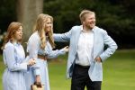 Den Haag  17 juli 2020
Koninklijk fotouurtje in de tuin van Huis ten Bosch . Vanwege corona was er veel minder pers uitgenodigd dan andere jaren. Aanwezig koning Willem Alexander Koningina Maxima en de prinsessen Amalia Alexia en Ariane .