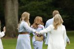 Den Haag  17 juli 2020
Koninklijk fotouurtje in de tuin van Huis ten Bosch . Vanwege corona was er veel minder pers uitgenodigd dan andere jaren. Aanwezig koning Willem Alexander Koningina Maxima en de prinsessen Amalia Alexia en Ariane .