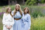 Den Haag  17 juli 2020
Koninklijk fotouurtje in de tuin van Huis ten Bosch . Vanwege corona was er veel minder pers uitgenodigd dan andere jaren. Aanwezig koning Willem Alexander Koningina Maxima en de prinsessen Amalia Alexia en Ariane .