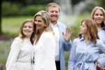 Den Haag  17 juli 2020
Koninklijk fotouurtje in de tuin van Huis ten Bosch . Vanwege corona was er veel minder pers uitgenodigd dan andere jaren. Aanwezig koning Willem Alexander Koningina Maxima en de prinsessen Amalia Alexia en Ariane .
