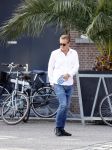 Rotterdam 18 juli 2020
Patricia Paay en haar man Robert Hinfelaar bij hun appartement/huis